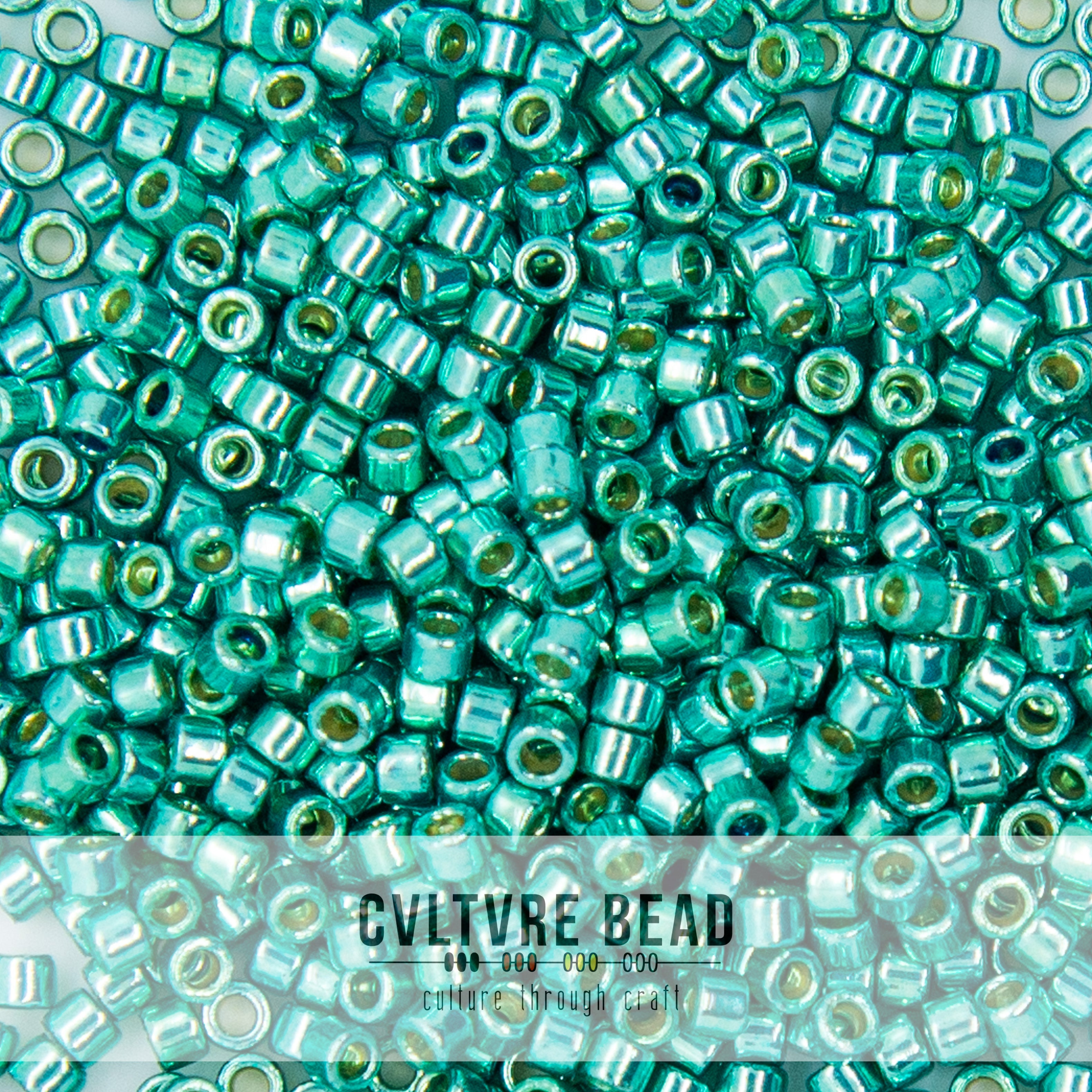Toho Aiko 11/0 - 4g - Permafinish Galv. Teal